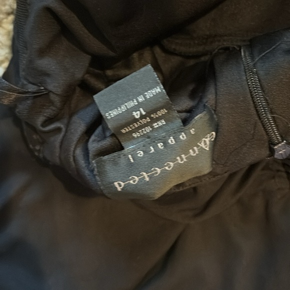 Women's Black Halter Dress - Picture 4 of 4